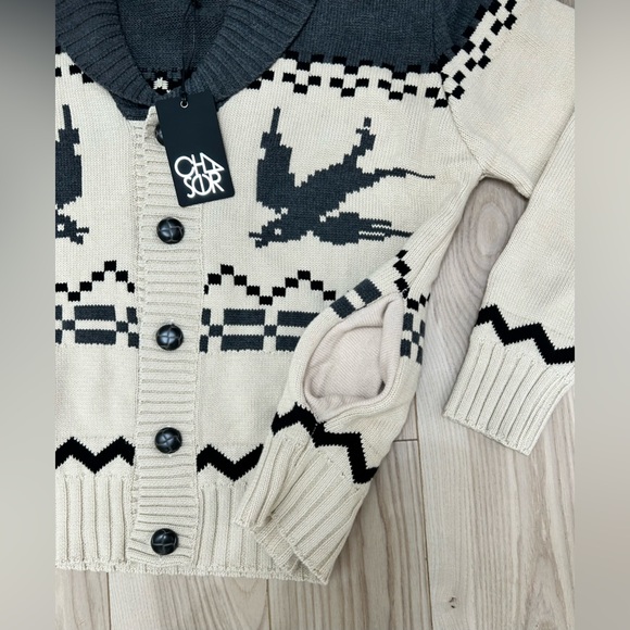 Chaser Revolve Sweater Cardigan Size Large - Picture 4 of 7